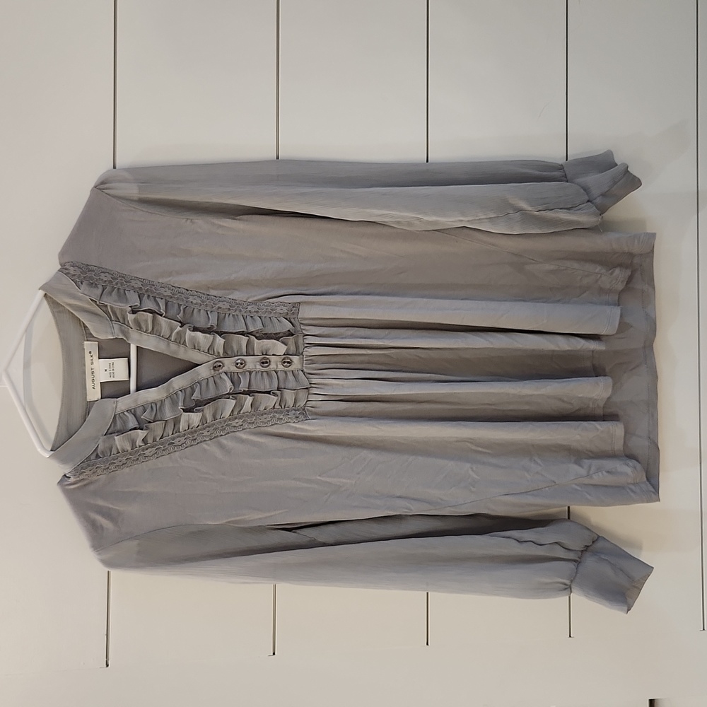 August Silk Blouse